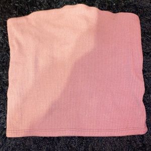 burgundy/pink tube top from american eagle